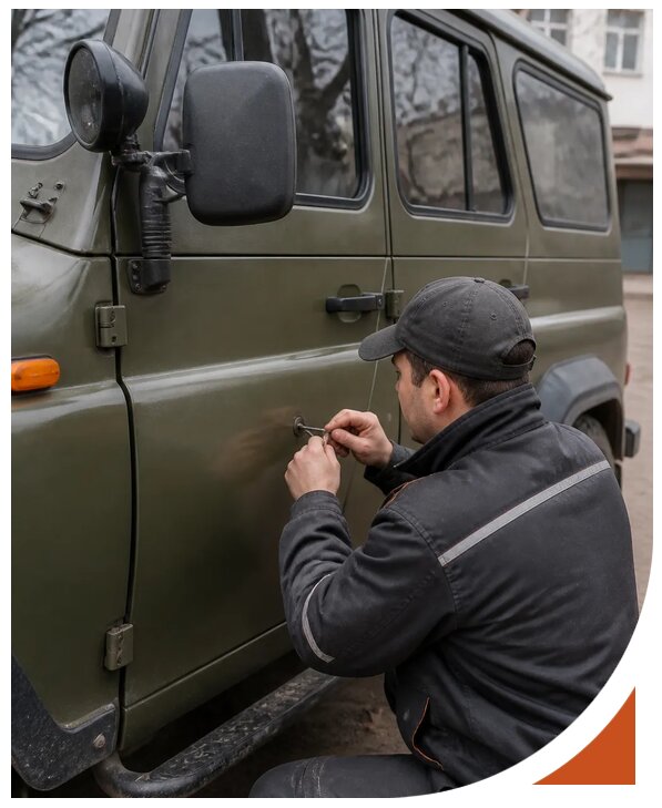 Профессиональное вскрытие автомобиля УАЗ без повреждений в Кирове